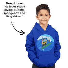 Load image into Gallery viewer, PromptKidsHoodie™ - Kids Custom Unisex Hoodie