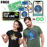 PromptTee™ Twin Pack - 2x Custom Unisex T-Shirt Bundle