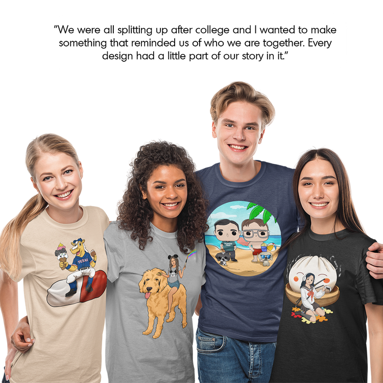 PromptTee™ - Custom Unisex T-Shirt - Pack