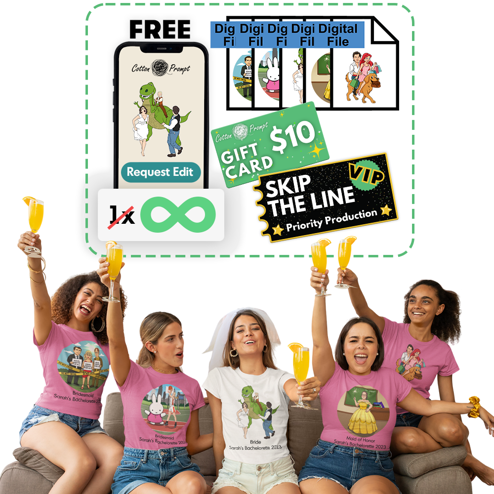 PromptTee™ - Custom Unisex T-Shirt - Pack