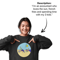PromptPrint™ - High Quality Custom Unisex Sweatshirt