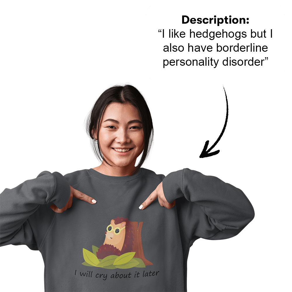 PromptPrint™ - High Quality Custom Unisex Sweatshirt