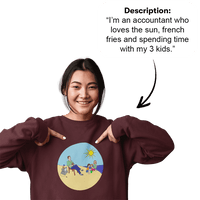PromptPrint™ - High Quality Custom Unisex Sweatshirt