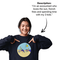 PromptPrint™ - High Quality Custom Unisex Sweatshirt