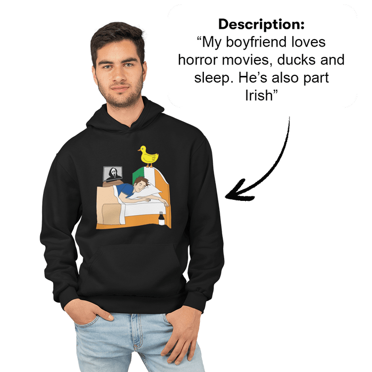 PromptPrint™ - Custom Unisex Hoodie