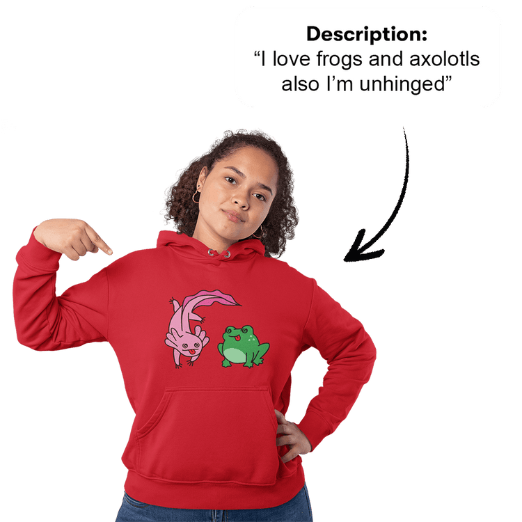 PromptPrint™ - Custom Unisex Hoodie
