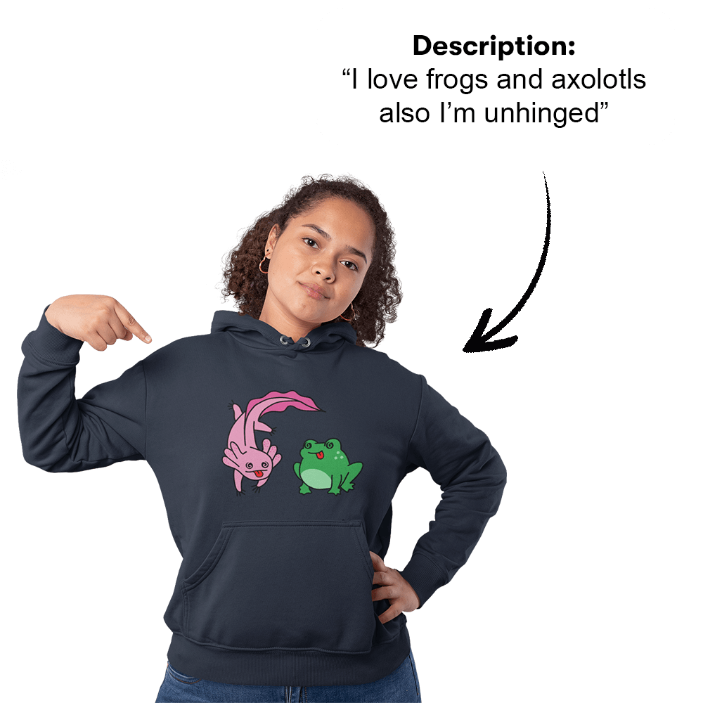 PromptPrint™ - Custom Unisex Hoodie