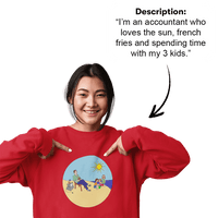 PromptPrint™ - High Quality Custom Unisex Sweatshirt