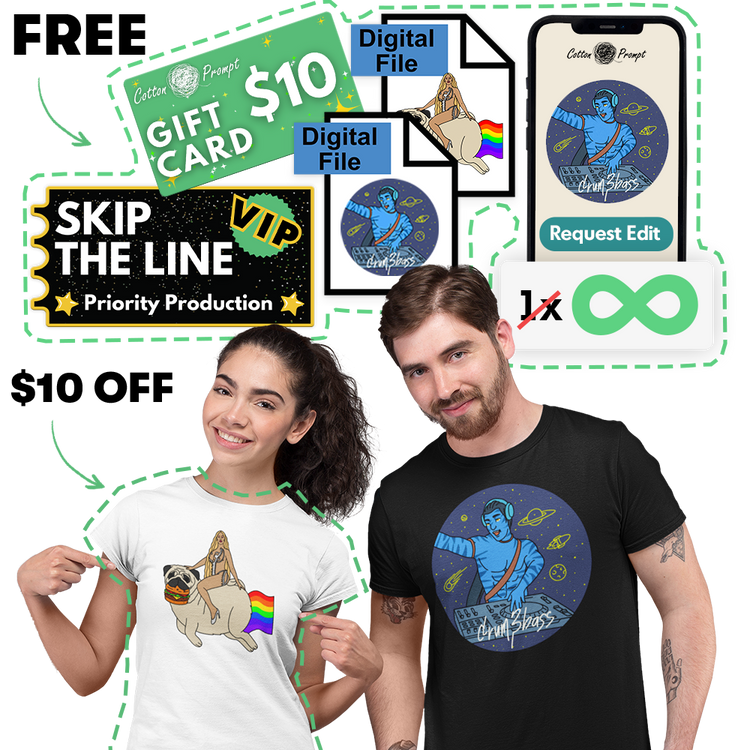 PromptTee™ - Unisex T-Shirt Bundle