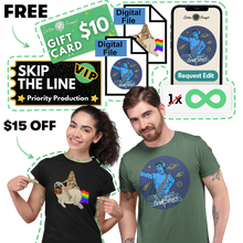 Load image into Gallery viewer, PromptTee™ Twin Pack - 2x Custom Unisex T-Shirt -
