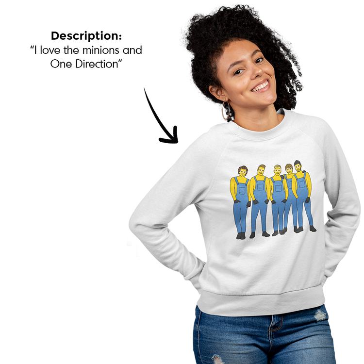 PromptSweatshirt™ - Custom Unisex Sweatshirt