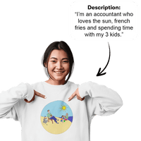 PromptPrint™ - High Quality Custom Unisex Sweatshirt