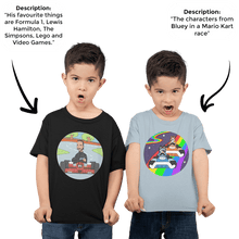 Load image into Gallery viewer, PromptKidsTee™ Twin Pack - 2x Custom Unisex Kids T-Shirt
