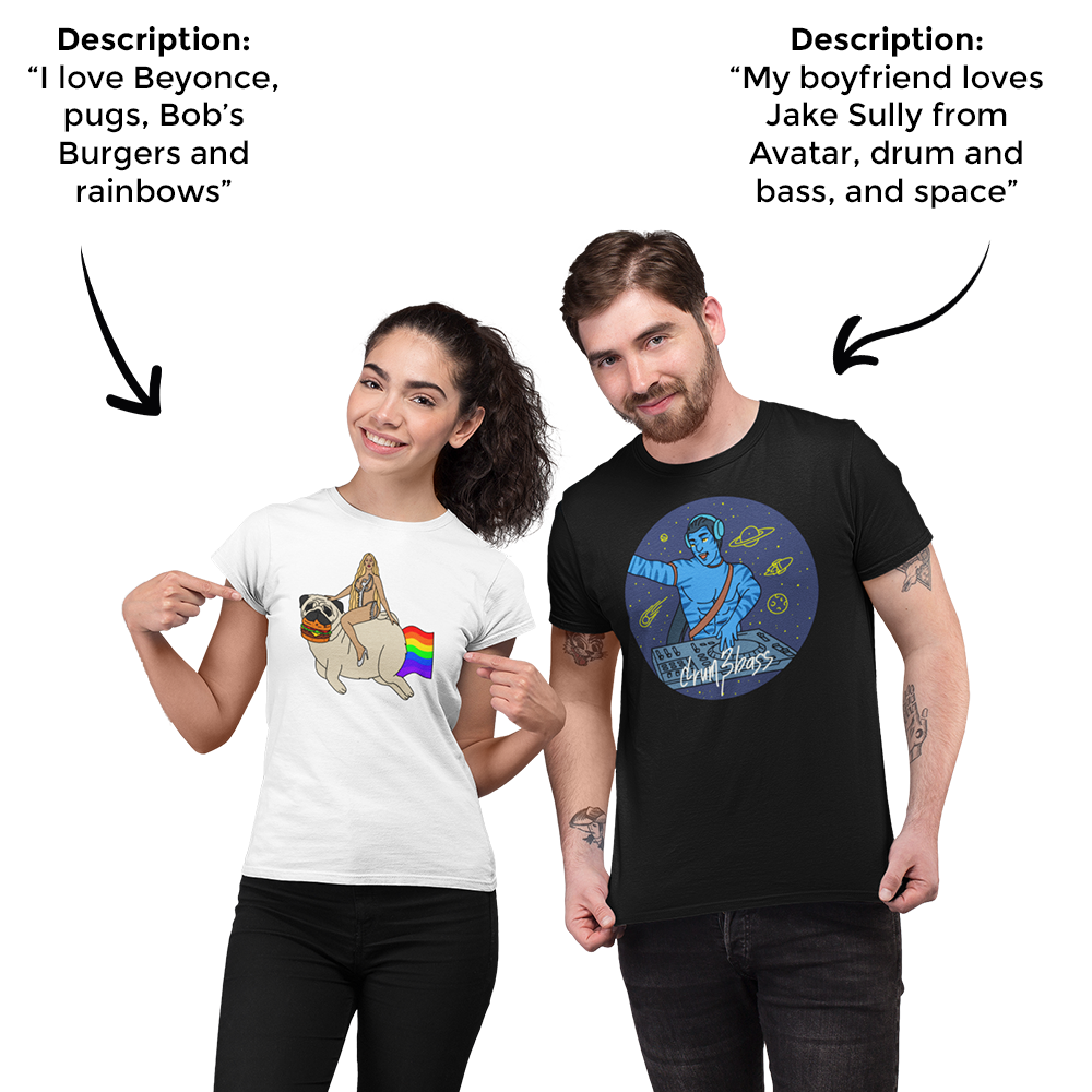 PromptTee™ Twin Pack - 2x Custom Unisex T-Shirt