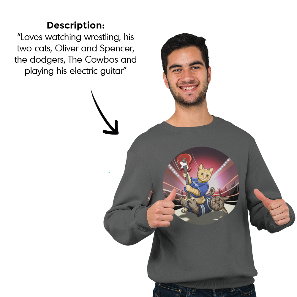 PromptSweatshirt™ - Custom Unisex Sweatshirt