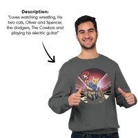 PromptSweatshirt™ - Custom Unisex Sweatshirt