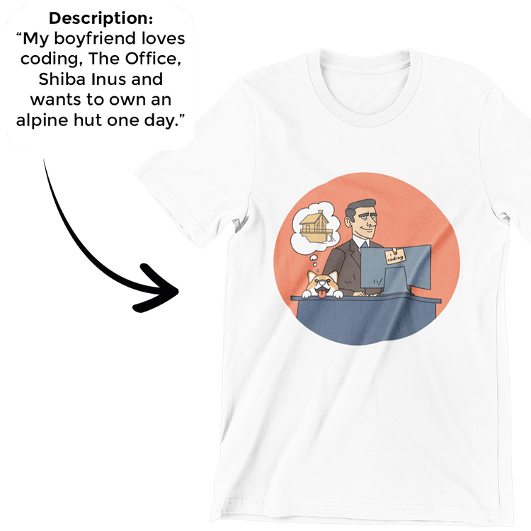 PromptPrint™ - Custom Unisex T-Shirt ---