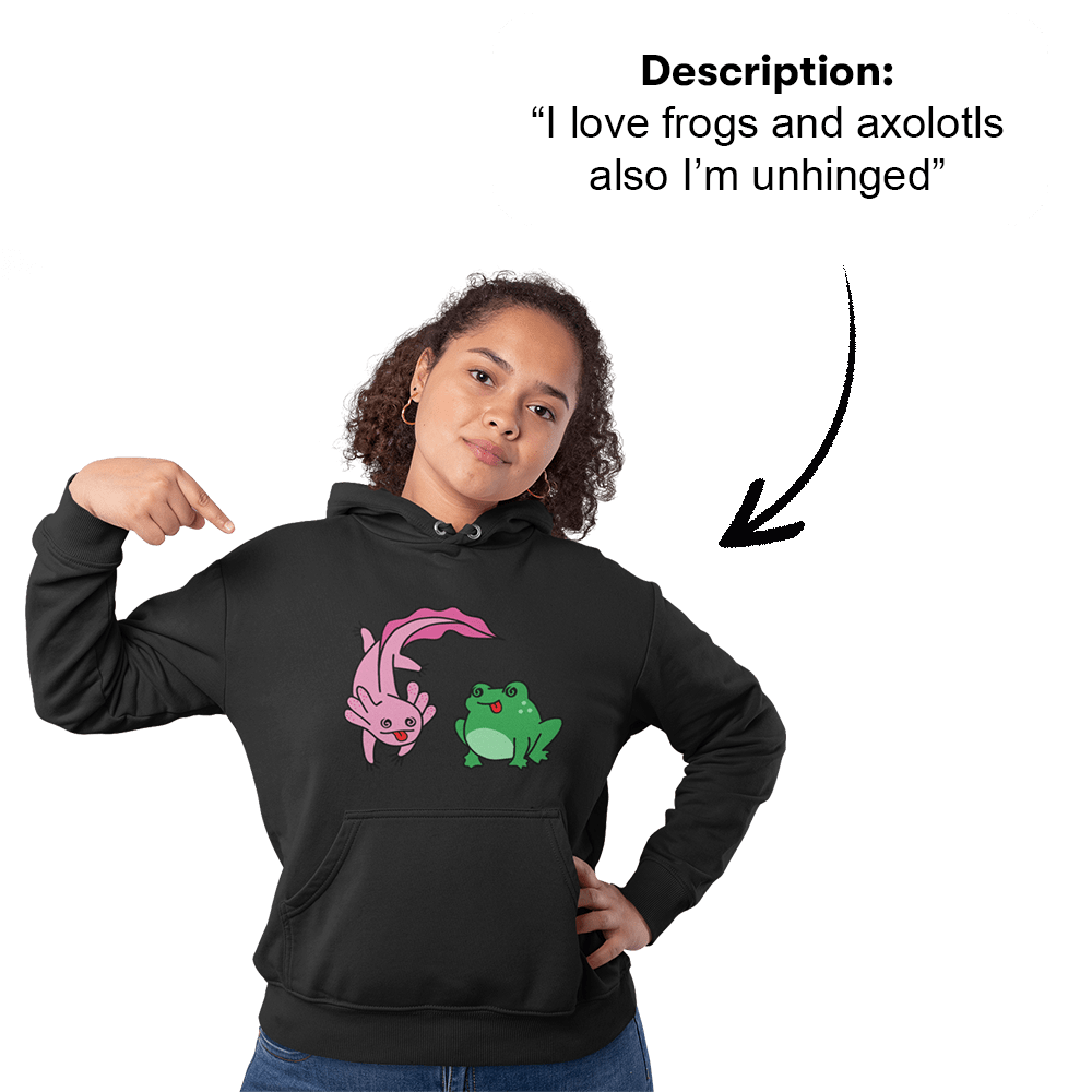 PromptHoodie™ - Custom Unisex Hoodie