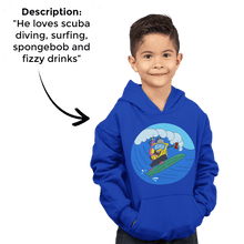 Load image into Gallery viewer, PromptKidsHoodie™ - Kids Custom Unisex Hoodie
