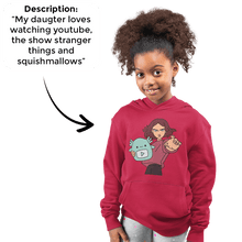 Load image into Gallery viewer, PromptKidsHoodie™ - Kids Custom Unisex Hoodie
