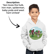 Load image into Gallery viewer, PromptKidsHoodie™ - Kids Custom Unisex Hoodie
